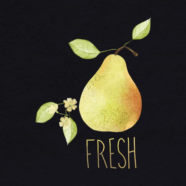 Fresh Pear and Blossom by Michele Norris